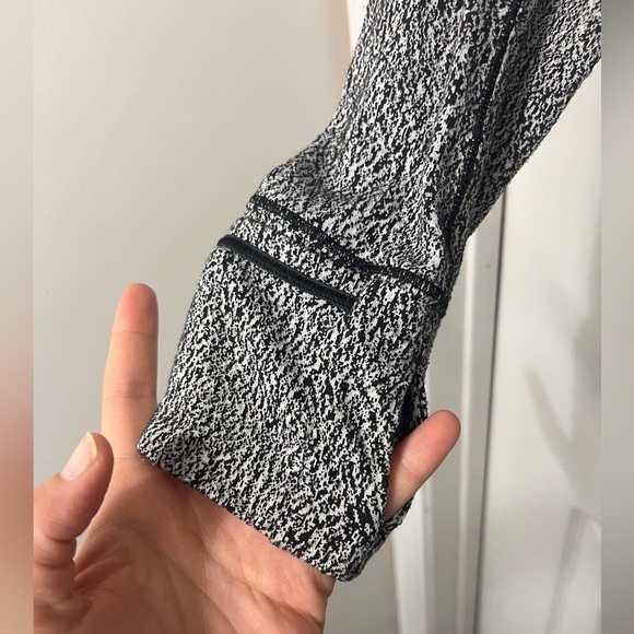 Lululemon Rush Hour Half Zip Spray Jacquard Sz 6 Running Workout Exercise - Picture 11 of 16